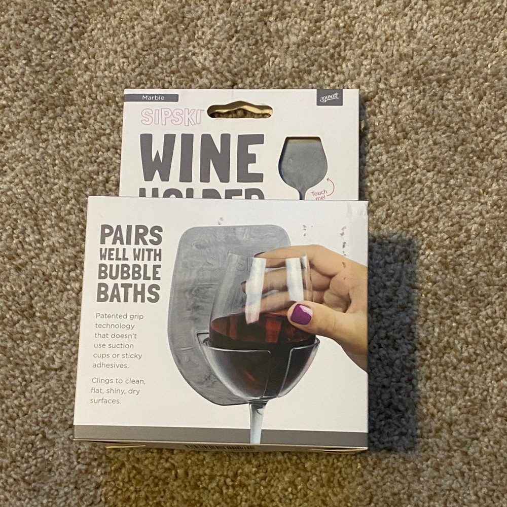 Sipski Marble Wine Holder - Gray Marble